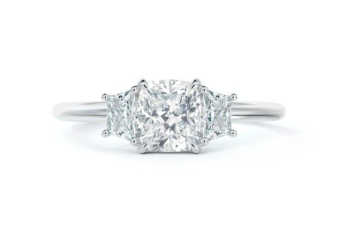 DeBeers Forevermark Micaela's Three Stone Illusion Ring