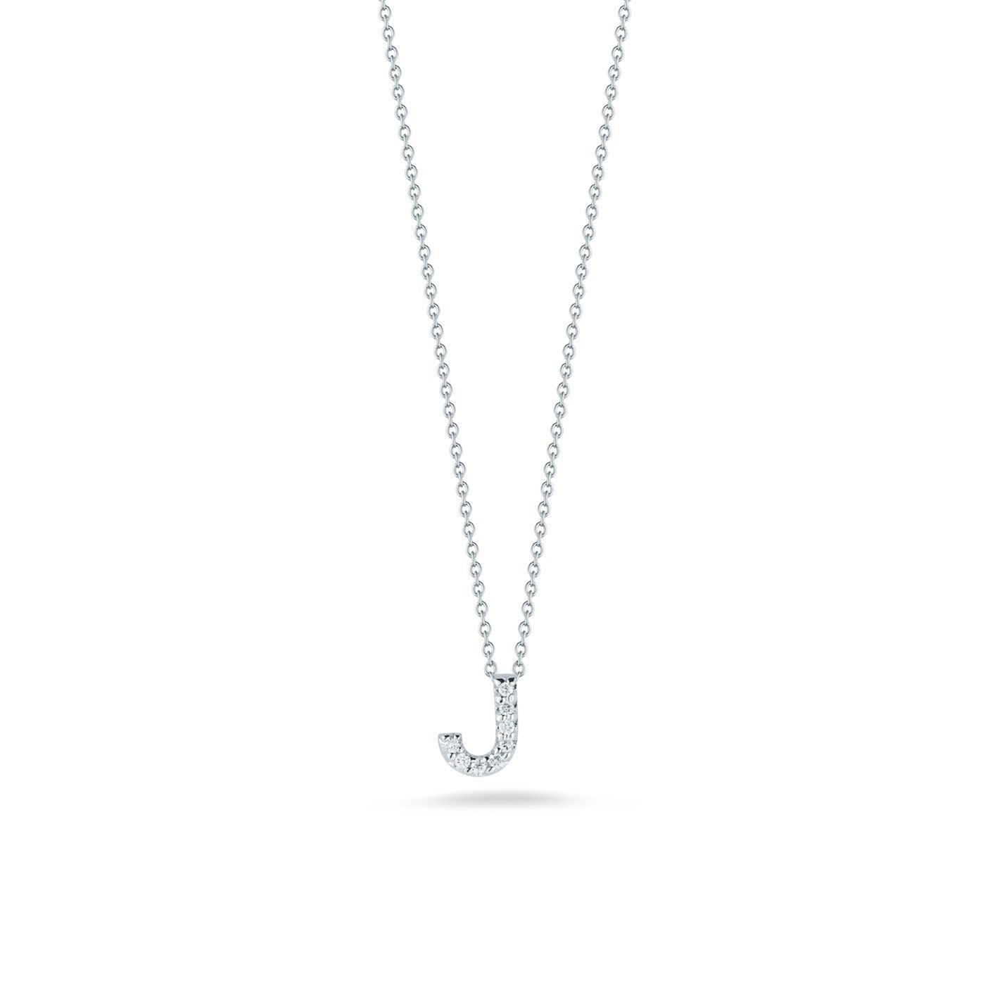 Roberto Coin "J" Diamond Inital