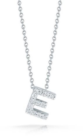 Roberto Coin "E" Necklace