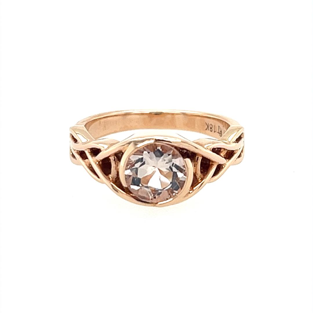 Custom Morganite Ring