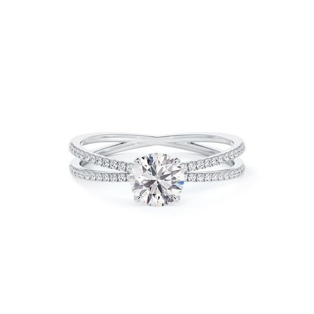DeBeers Forevermark Platinum Natural Diamond Ring
