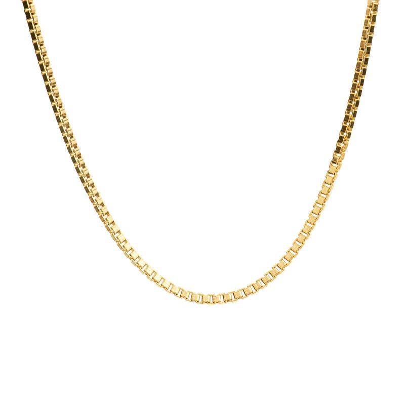18kt Yellow gold Box Chain
