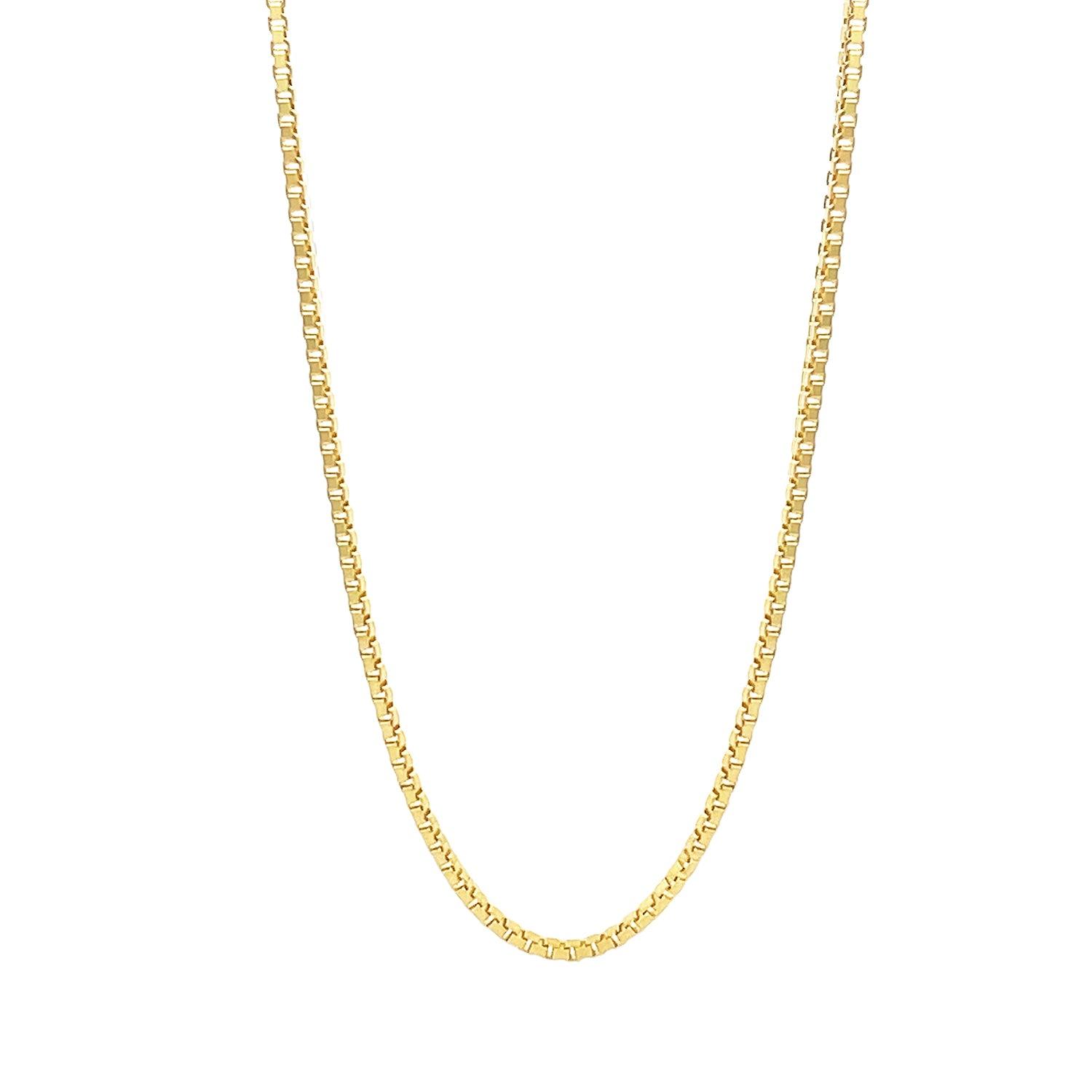 18KYG Box link chain