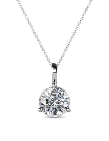 0.70ct Natural Diamond Pendant & chain