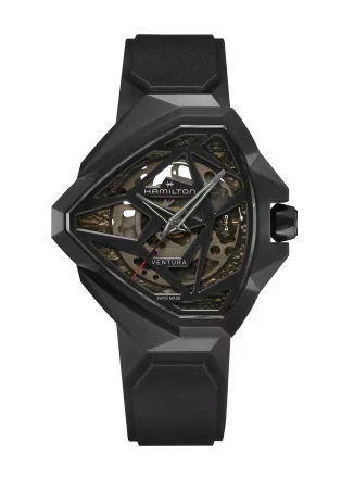 Hamilton Ventura Edge Skeleton Black Watch 