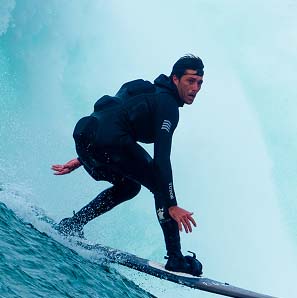 Nic von Rupp at Nazaré